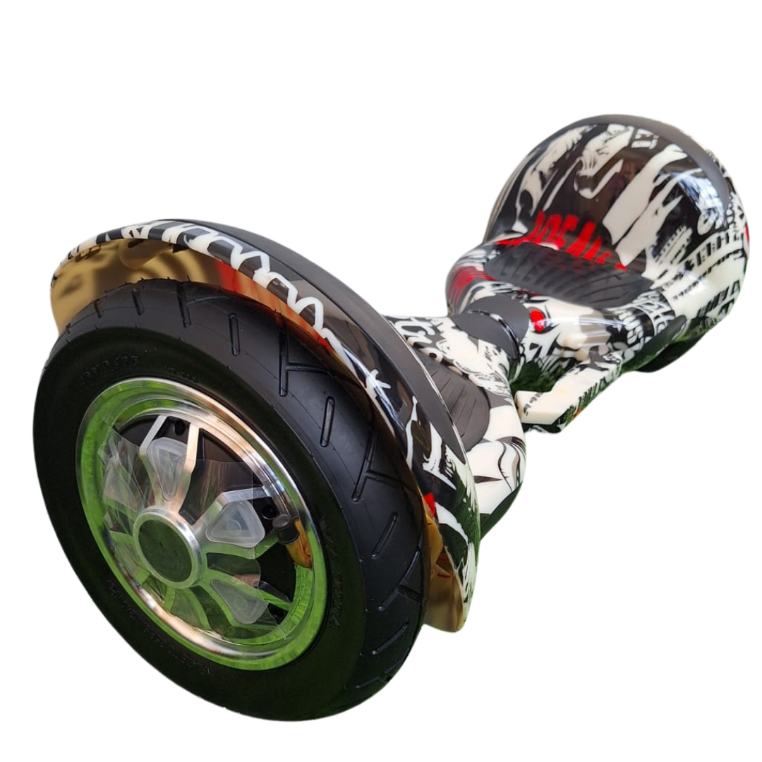 Hoverboard with Vibrant Pattern for Kids and Teens