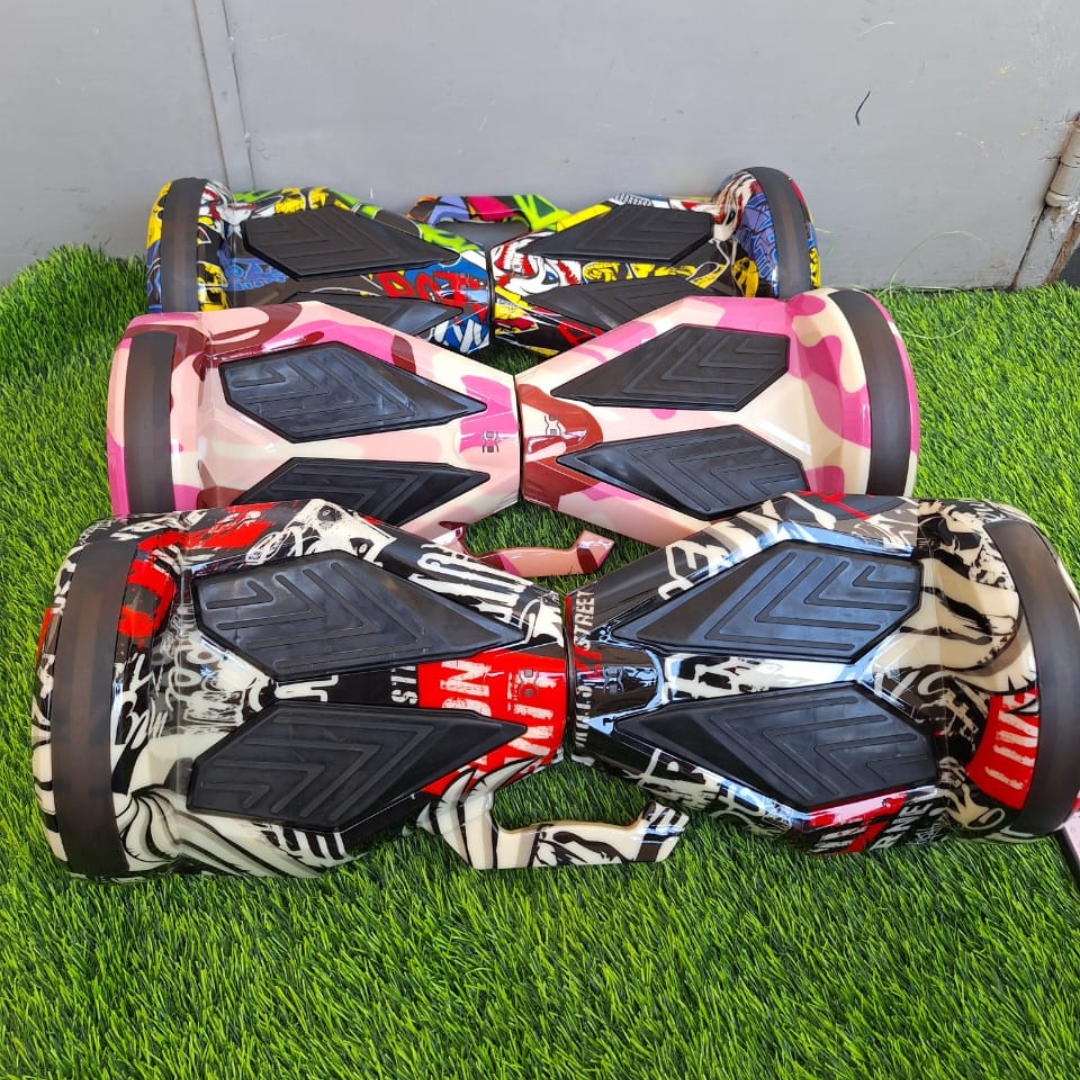 Hoverboard with Vibrant Pattern for Kids and Teens