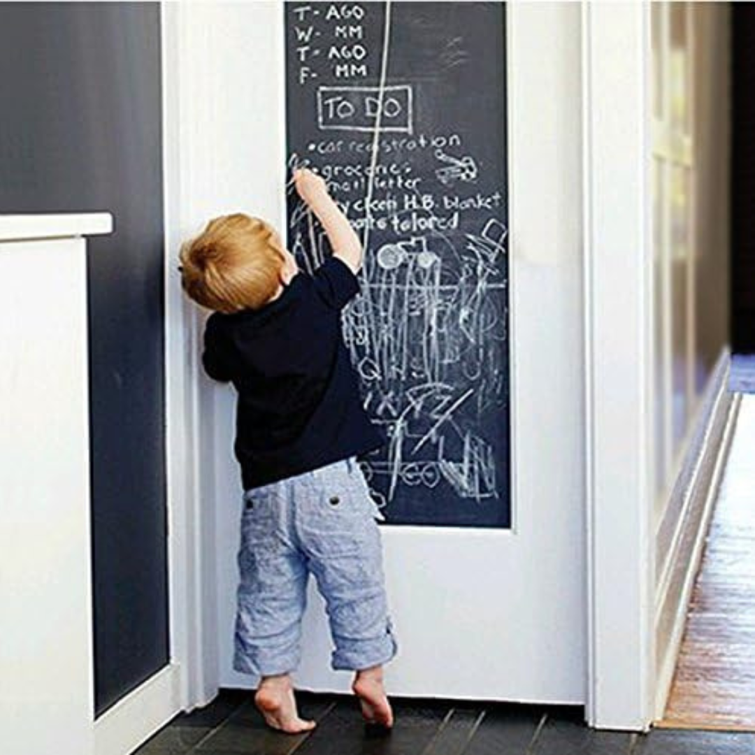 Chalkboard Wallpaper Blackboard Stick and Peel: Classroom Chalk Board Paint Self Adhesive Wall Paper Removable Blackboard Stickers Chalkboard