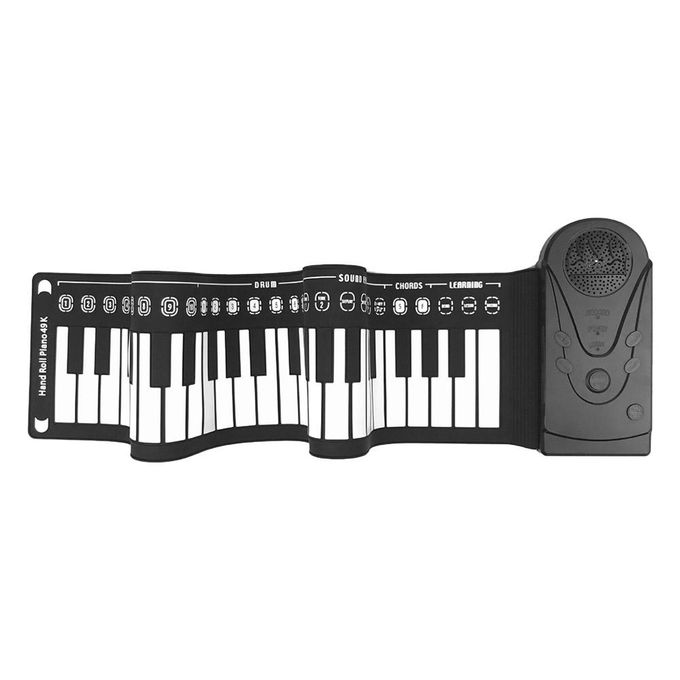 Roll-Up Piano for Kids & Beginners - Foldable Portable 49-Key Electronic Keyboard with Sound Effects in Kenya