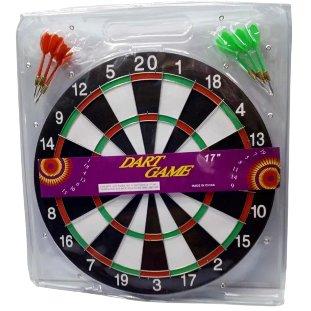 Dart Game Set with 6 Darts for Kids and Families - Fun Indoor Games