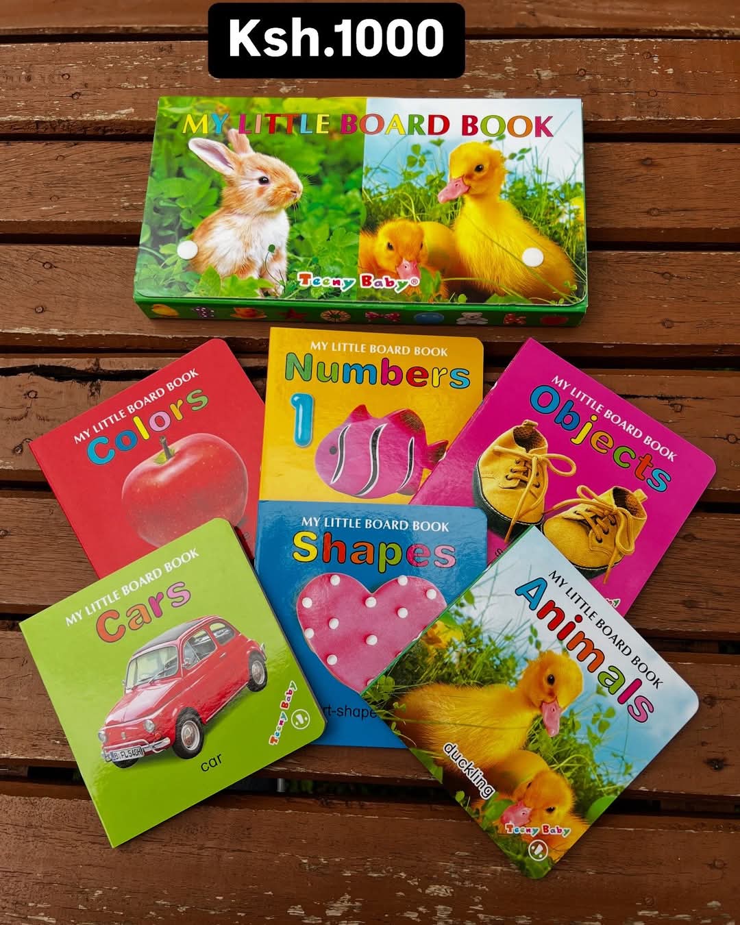 My Little Board Book Set for Toddlers - Baby Educational Collection for Early Learning 