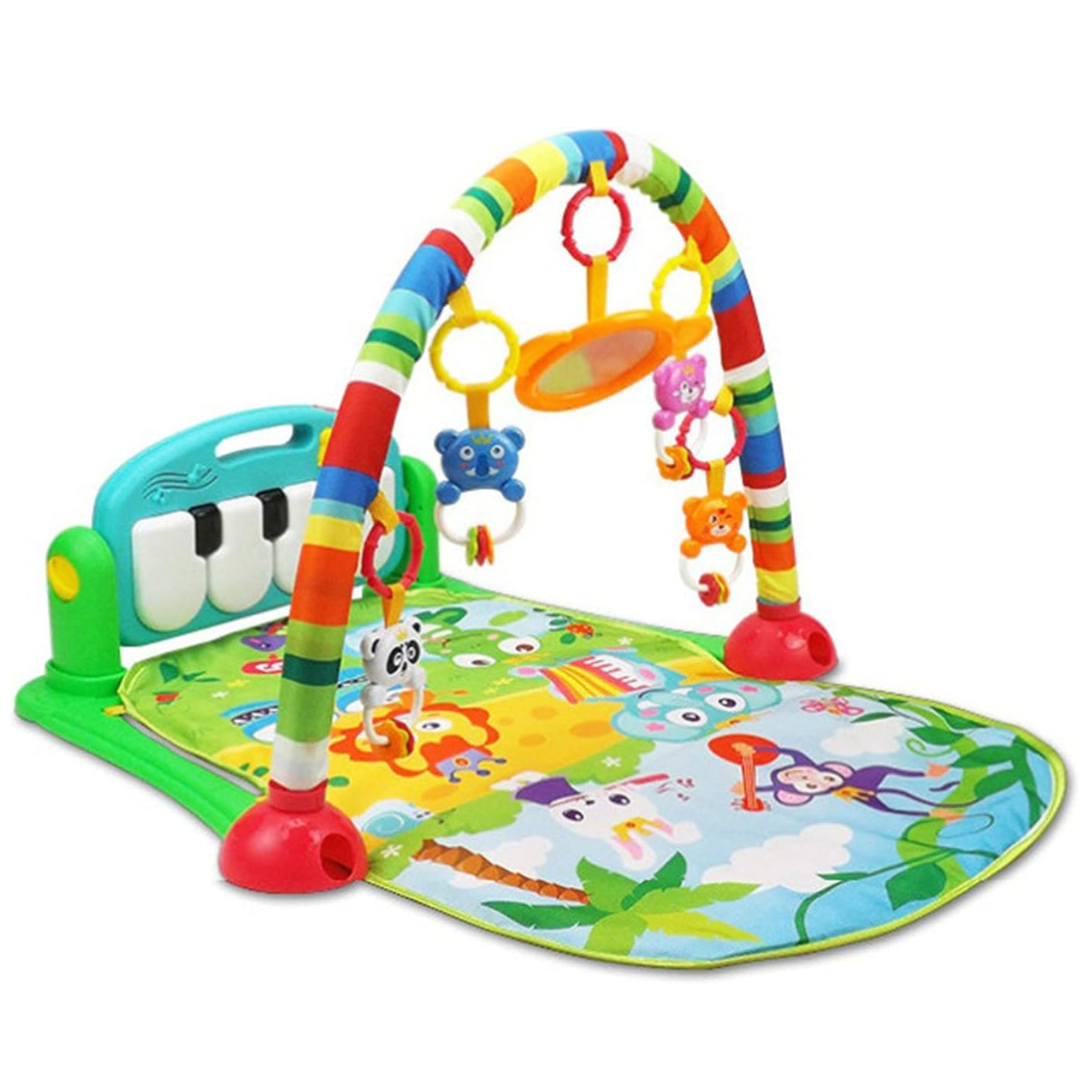 Play Mat for Babies - Baby Kick and Play Piano Gym Mat for Kids, Toys for Babies, Infant Fitness Rack for Kids for Newborn to Toddler | Activity Mats for Kids