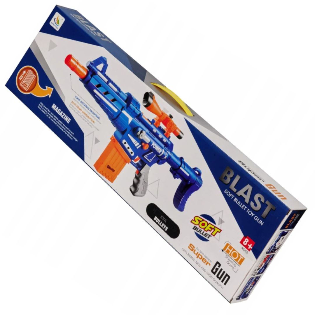 Blast Soft Bullet Toy Gun with Magazine for Kids in Kenya Aged 8 yrs +