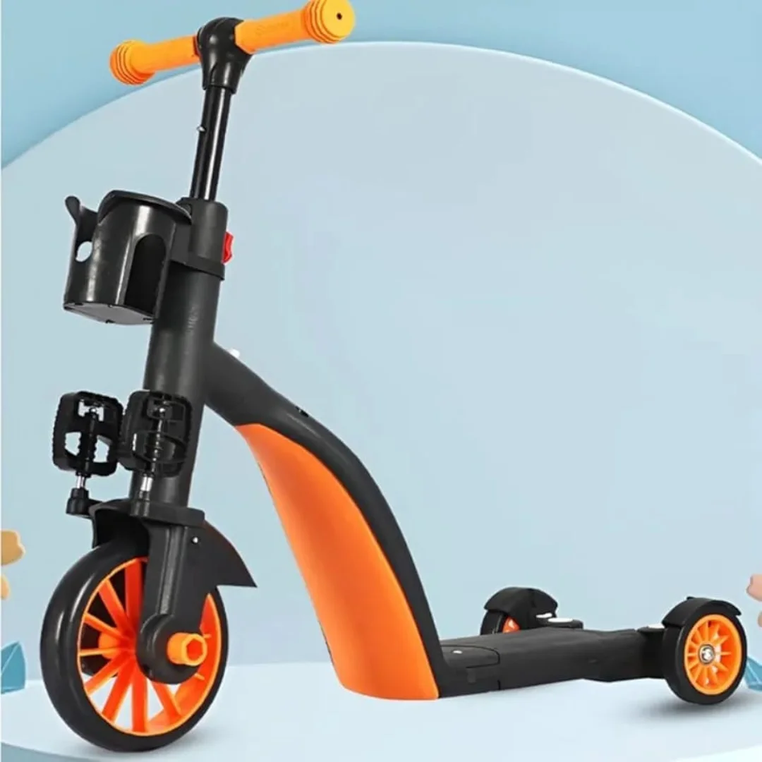 3 in 1 Kids Scooter and Bike, Adjustable Toddler Balance Bike
