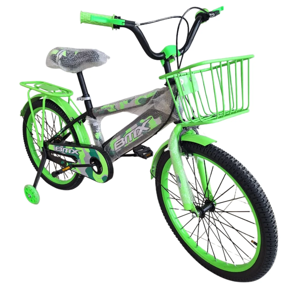 Bikes for Kids, Size 20 BMX Kids' Bikes ( + Free Helmet ) - Blue, Red & Green Bikes