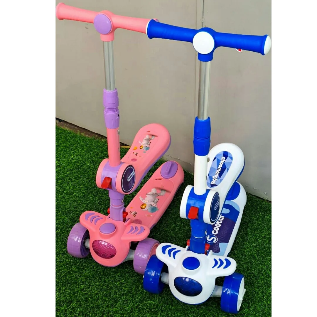 2-in-1 Kids Scooter with Removable Seat – Ride & Glide Modes for Ages 2–6