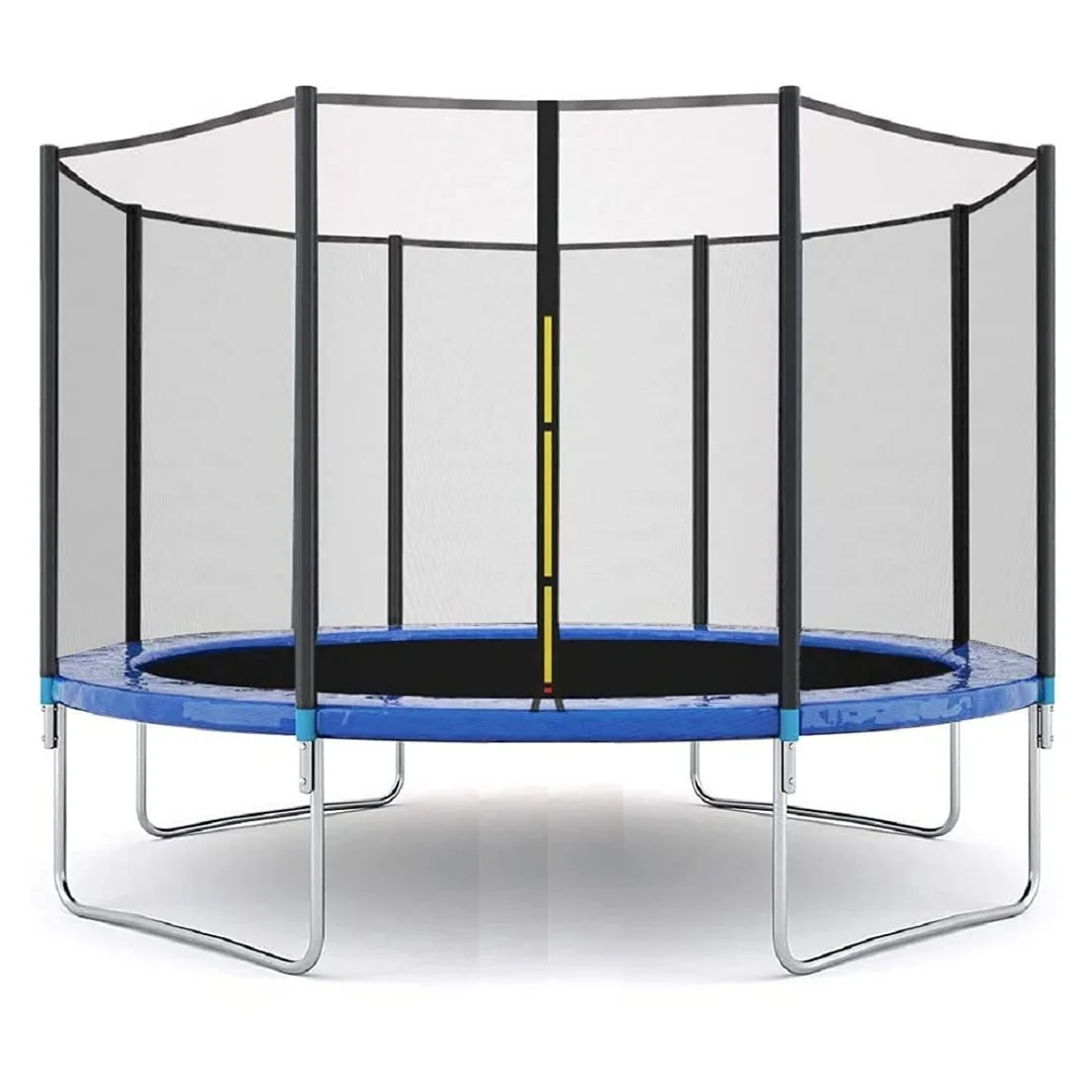 12ft Outdoor Trampoline for Kids with Safety Closing Net, Ladder + Padded Edge - Family Fun