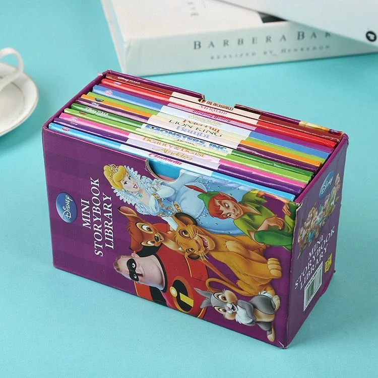 Disney Mini Storybook Library – 12 Classic Disney & Pixar Mini Books in a Collectible Box (Ages 3–8) - Books for Kids & Toddlers
