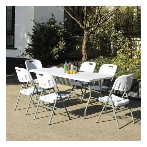 1.8m Heavy-Duty Foldable Table - 6ft Folding Table for Events, Catering, Camping, Home, Office, Parties & Outdoor Use