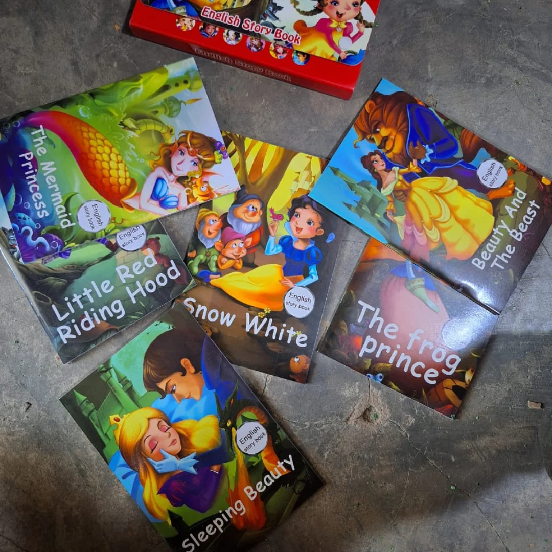 English Story Books Set – 6 Classic Fairy Tale Books for Children (Ages 4–8) - Books for Kids