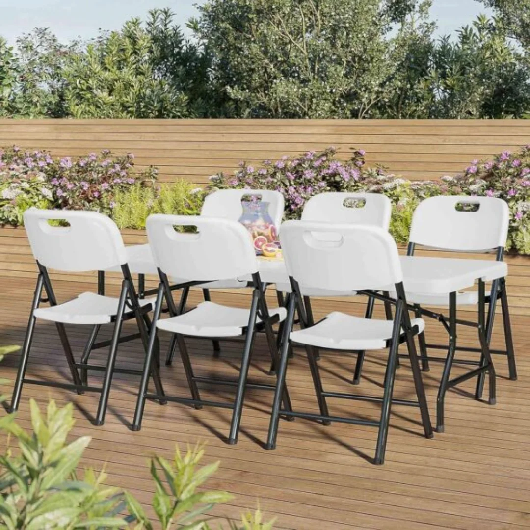Heavy Duty Foldable Chair for Events, Camping, Banquets, Picnics, Catering, Beach, Parties & Balcony 