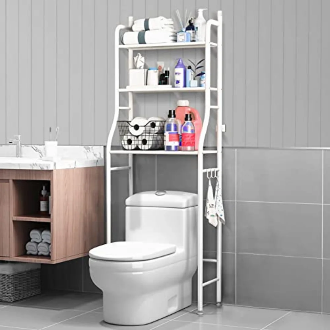 Toilet Organizer Stand - White