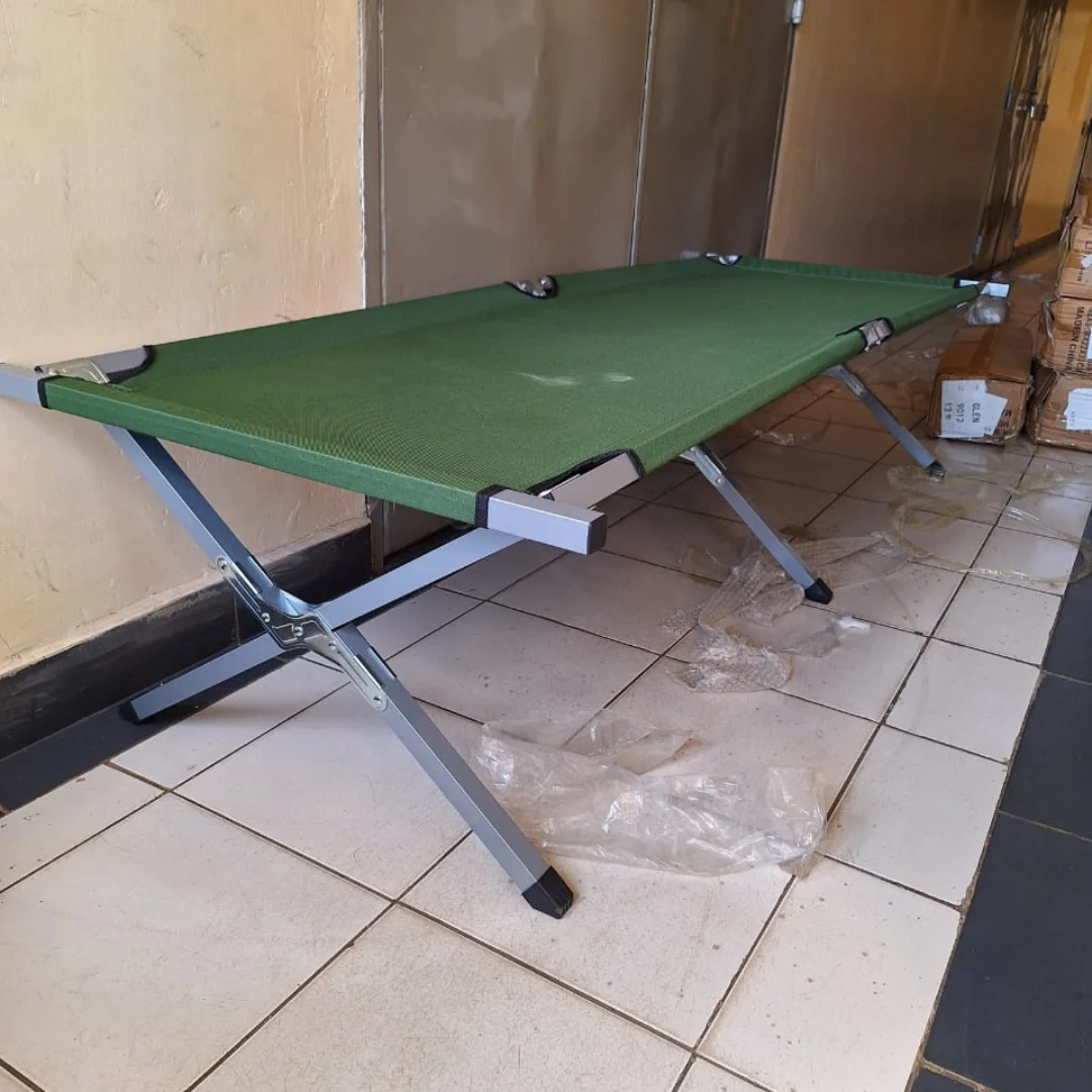 Foldable Camping Bed, Portable Camping Bed -Green