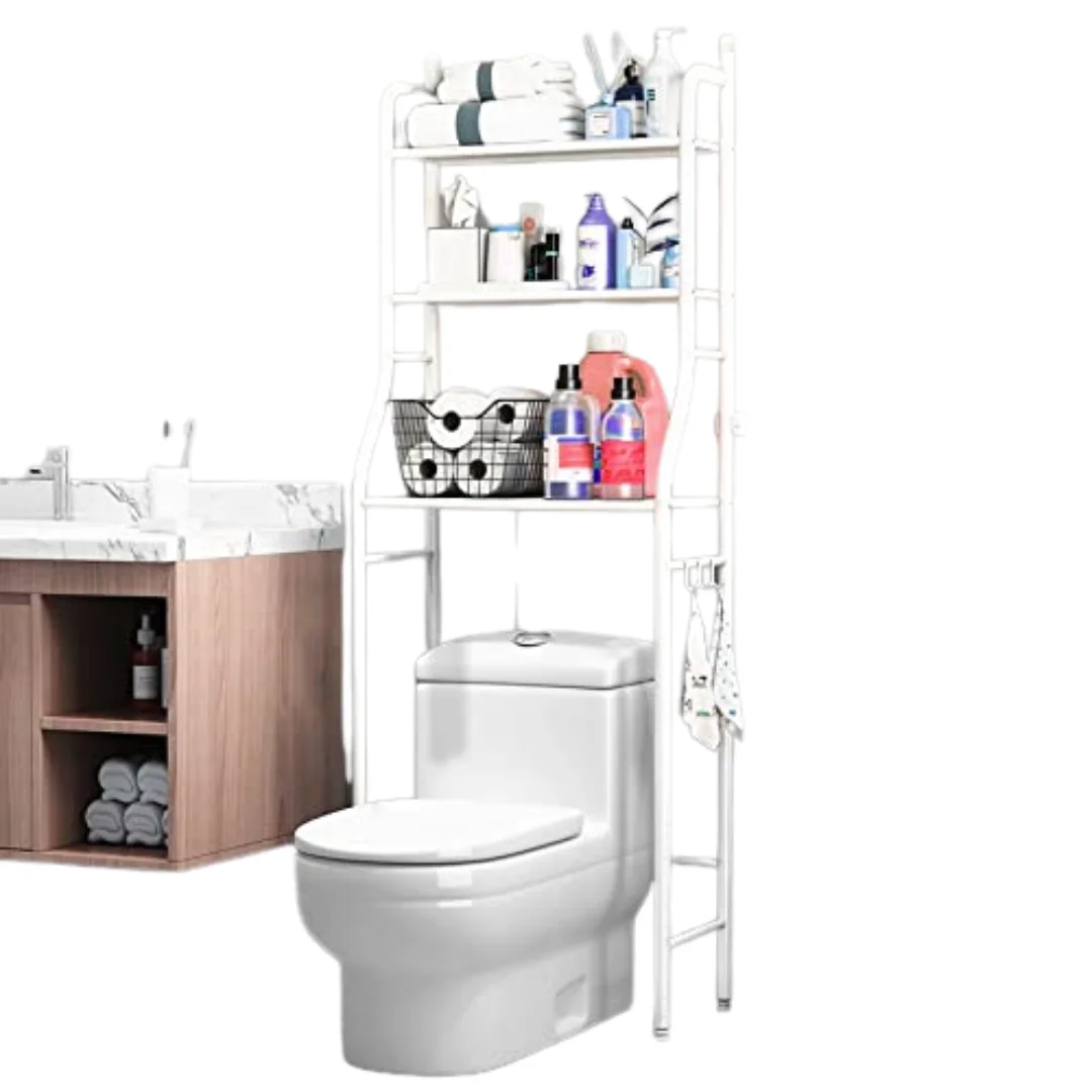 Toilet Organizer Stand - White