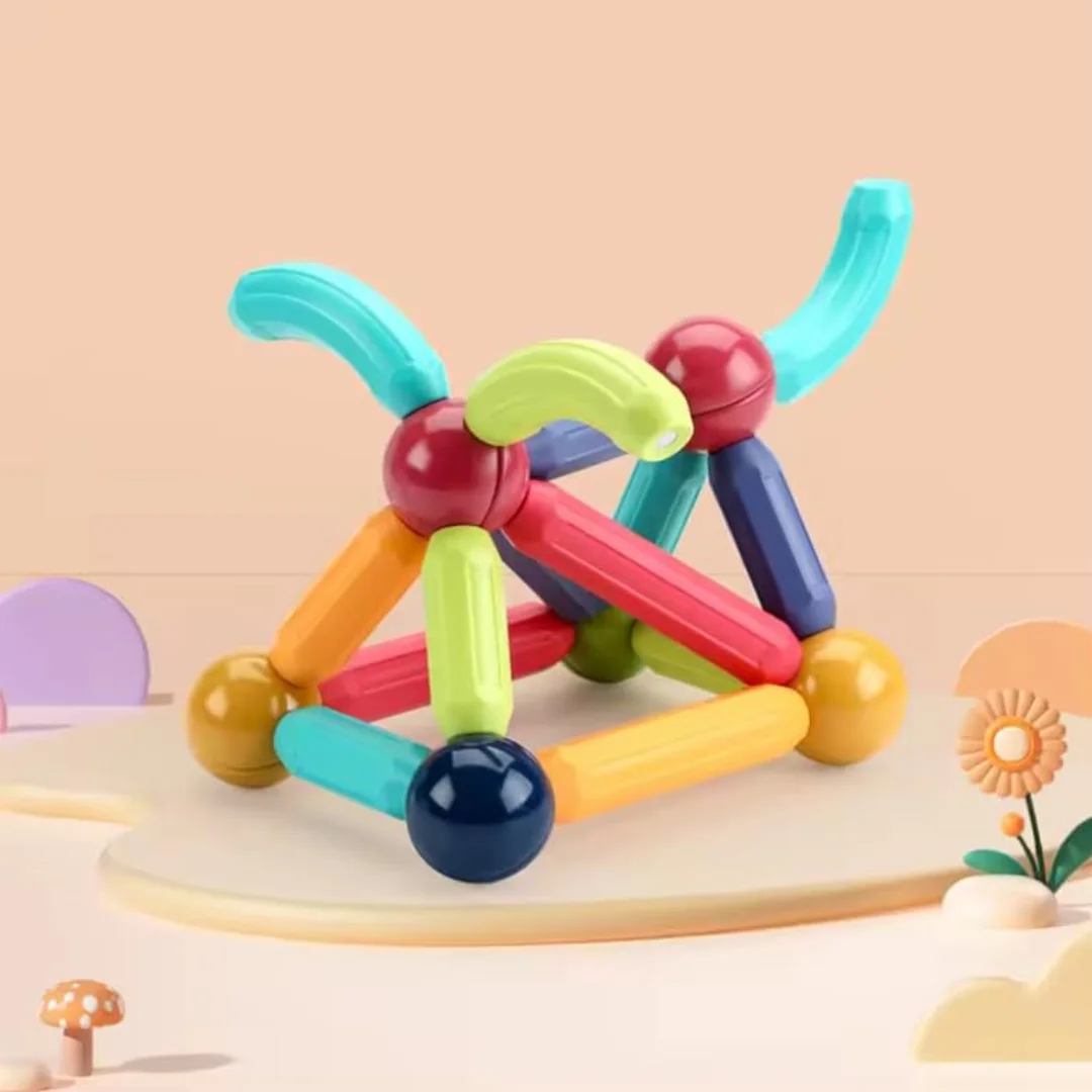 Magnetic Sticks Building Toy Set for Kids – STEM Learning, Creativity & Brain Development Toy