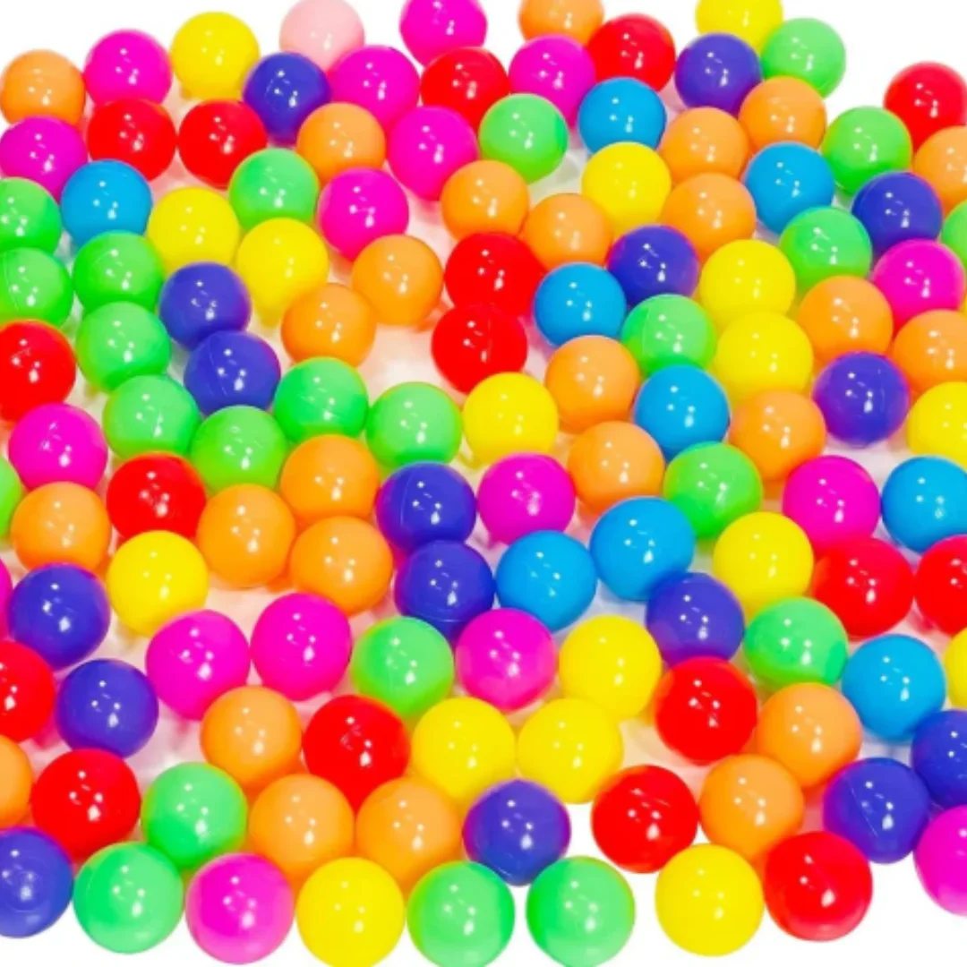 Soft Balls for Ball Pits, Tents, Trampolines, Playhouses, Pools & Playpens, Colorful Soft Balls, Mini Play Balls for Kids, Small Ocean Balls