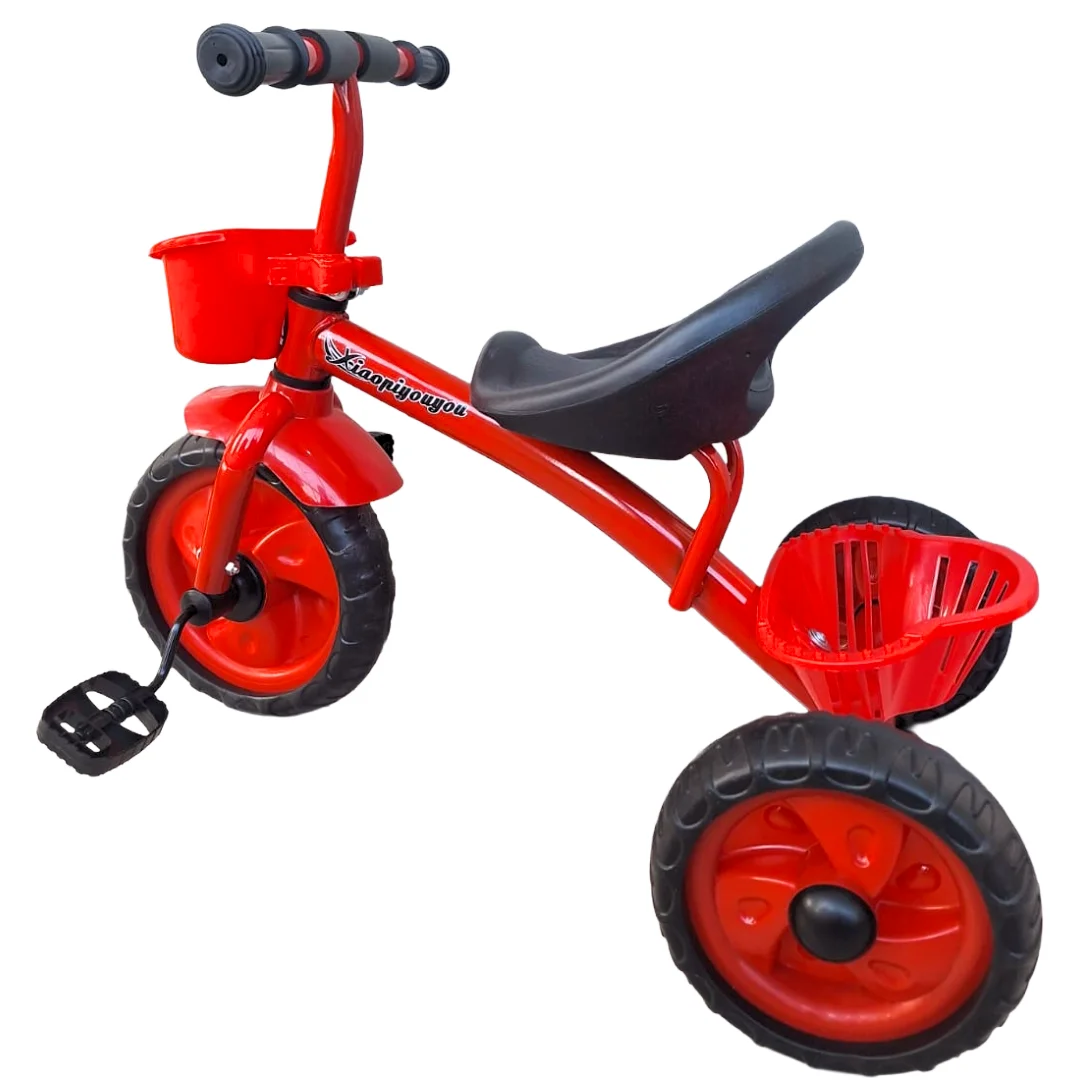 Red Kids Tricycle for Toddlers, Ride-On Tricycle for Kids - Toddler Bikes